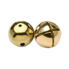 Bevin Bells Brass Sleigh Bell - Hole (No Loop) 1.25: