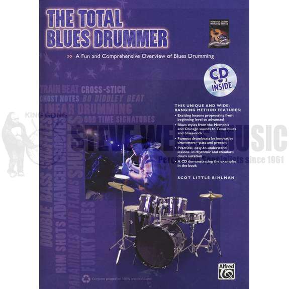 Bihlman-Total Blues Drummer (w/CD)