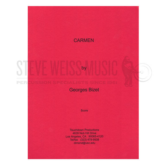Bizet-Carmen (Complete) (Perc./Timp. parts ed. by T. Dimond)