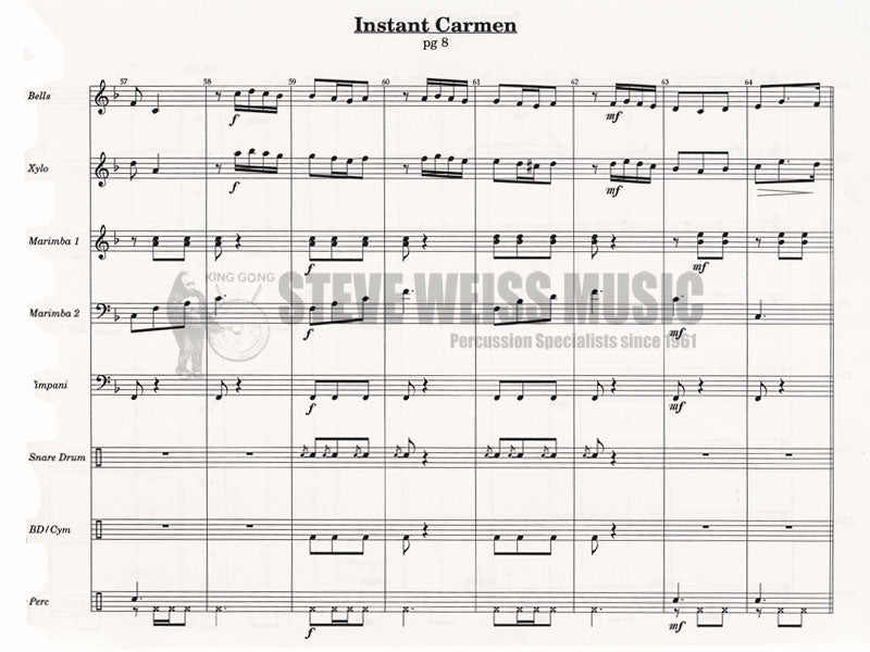 Bizet-Instant Carmen arr. Brooks (SP)-B/X/M/4T/P