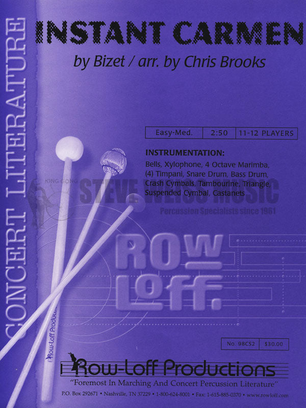 Bizet-Instant Carmen arr. Brooks (SP)-B/X/M/4T/P