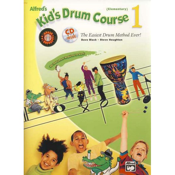 Black/Houghton-Alfred's Kid's Drum Course 1 (Elementary) (includes CD and Remo Sound Shape)