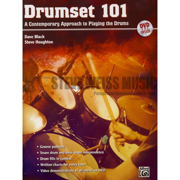 Black/Houghton-Drumset 101 (book with DVD)