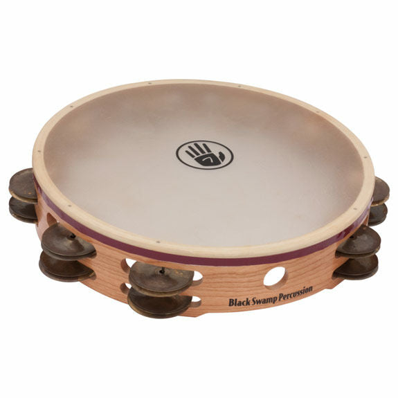 Black Swamp 10" SoundArt S3 Double Row Tambourine - Calf Head - S3TD