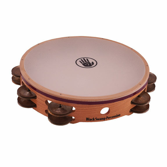 Black Swamp 10" SoundArt S3 Double Row Tambourine - Synthetic Head - S3TDS
