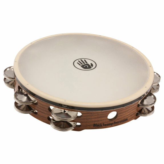 Black Swamp 10" Synthetic Head Double Row Tambourine - TD3S