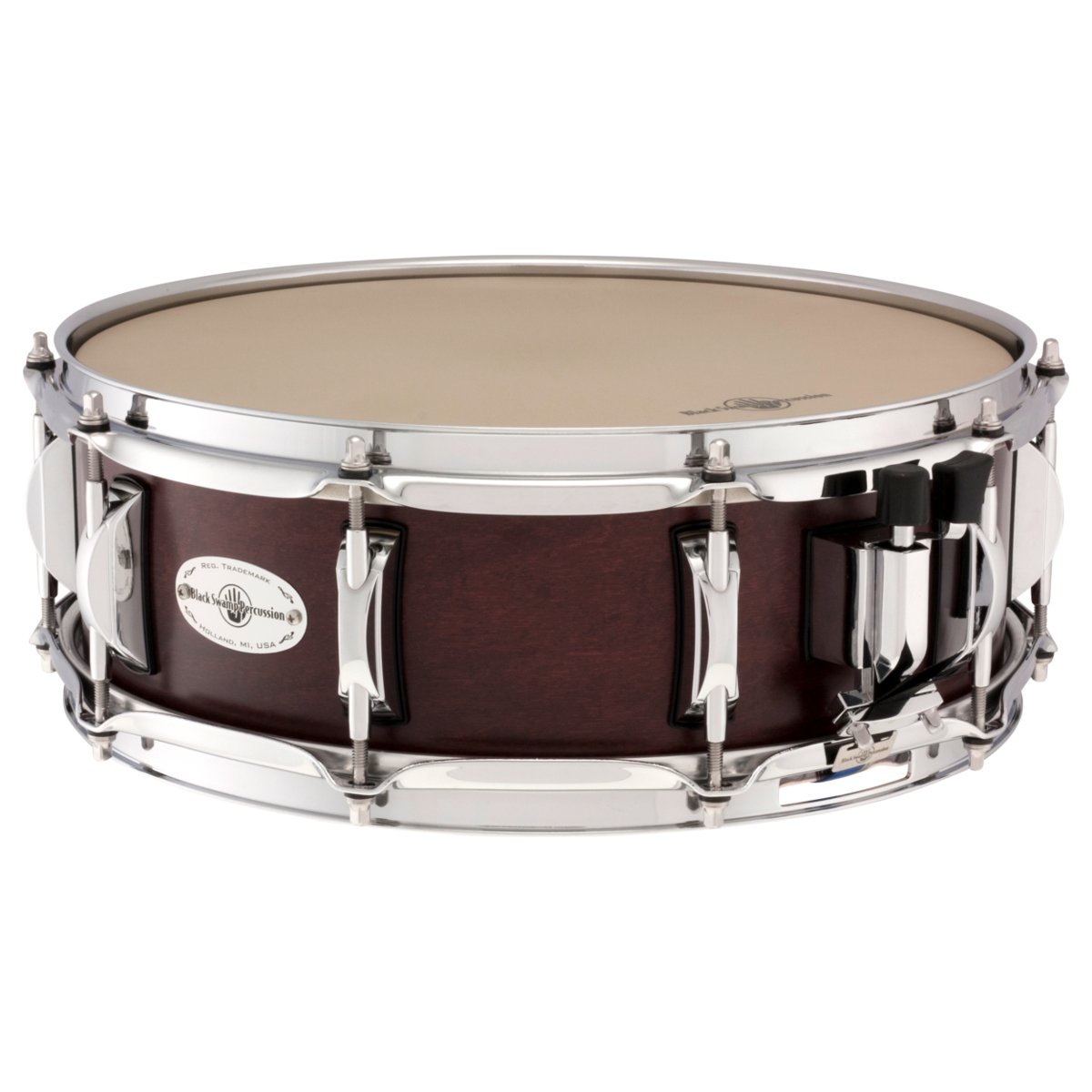 Black Swamp Maple Concert Snare Drum - 14" x 5" - Cherry Rosewood