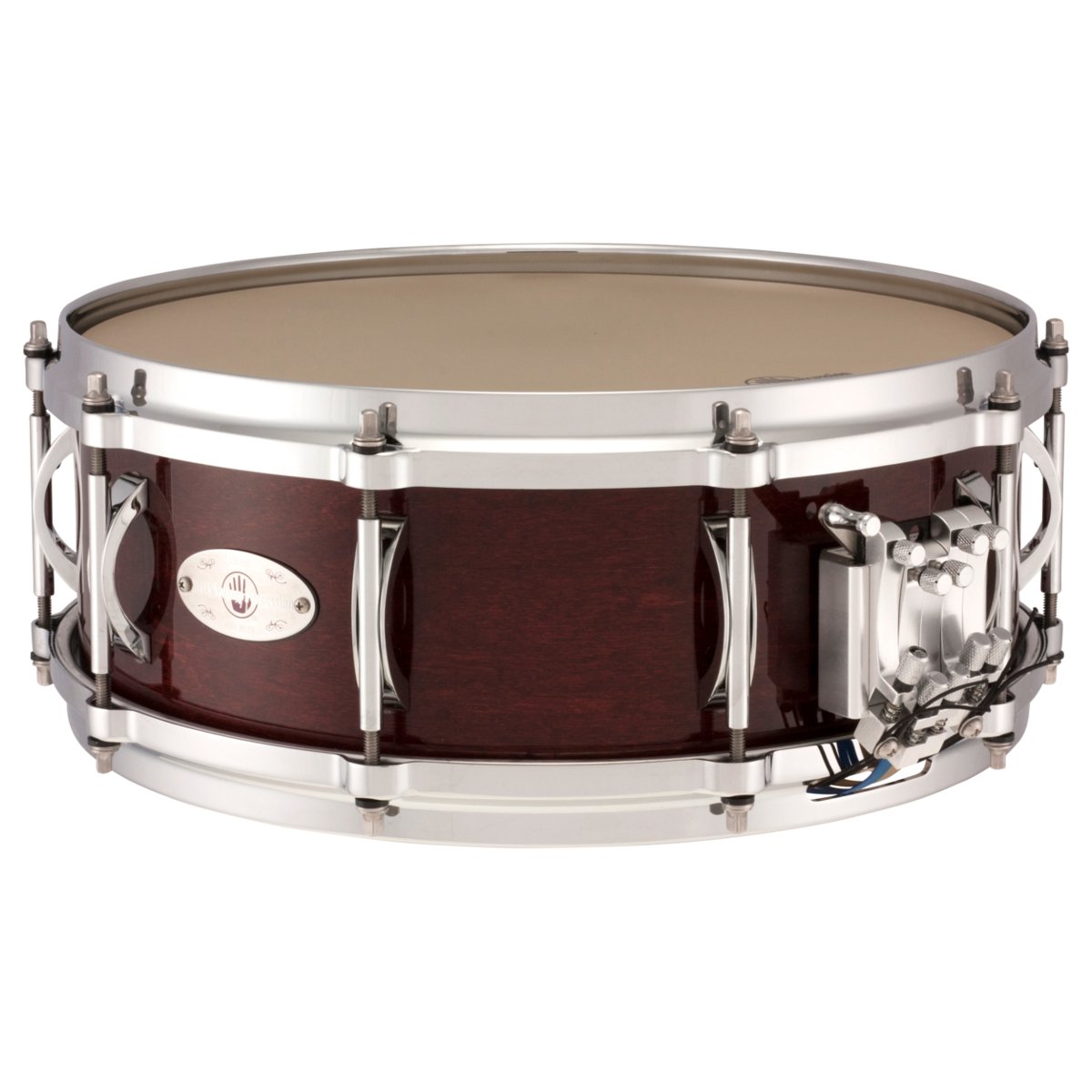 Black Swamp Maple Multisonic Snare Drum - 14" x 4" - Cherry Rosewood