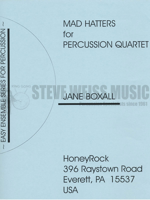 Boxall-Mad Hatters 4 Hi-hats/woodblocks SP