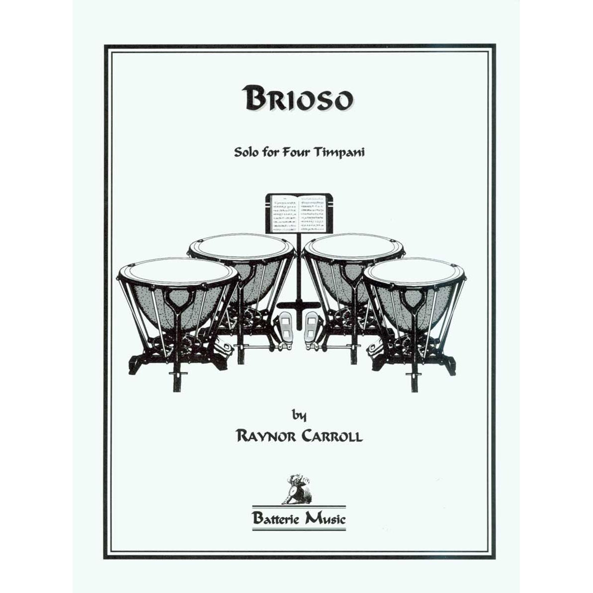 Brioso Solo for Four Timpani by Raynor Carroll