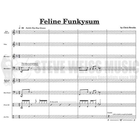 Brooks-Feline Funkysum (SP)-B/V/M/DS/P/Synth./BG