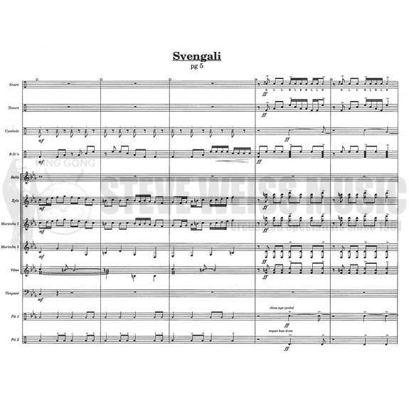 Brooks/Hearnes/Yanni/Crockarell-Svengali-Medium WDL Show 9 (SP)- Drumline/2V/C/X/2M/4T/P