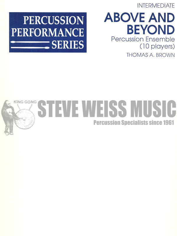 Brown, T.-Above and Beyond (SP)-P/B/X/V/2M/4T/DS/2Synths