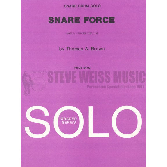 Brown, T.-Snare Force-SD