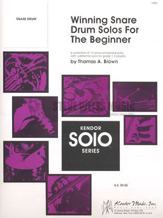 Brown, T.-Winning Snare Drum Solos for the Beginner-SD