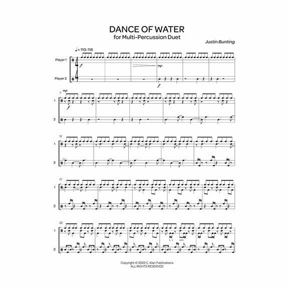 Bunting-Dance of Water