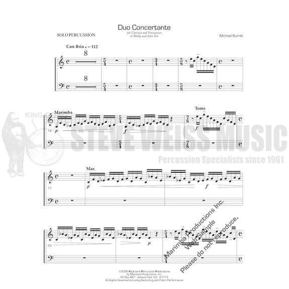 Burritt-Duo Concertante (SP)-M/P/CL