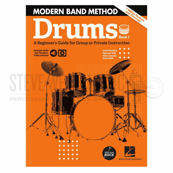 Burstein/Hale-Modern Band Method-Drums Book 1 (Online Audio/Video Access Included)