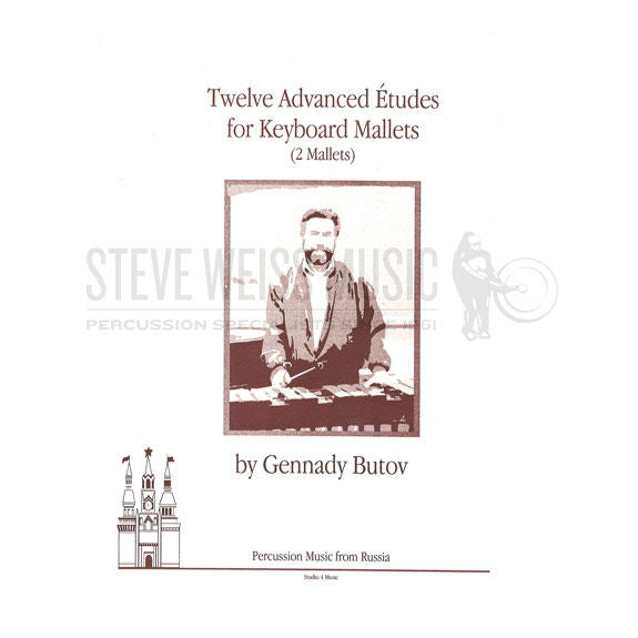 Butov-12 Advanced Etudes for Keyboard Mallets