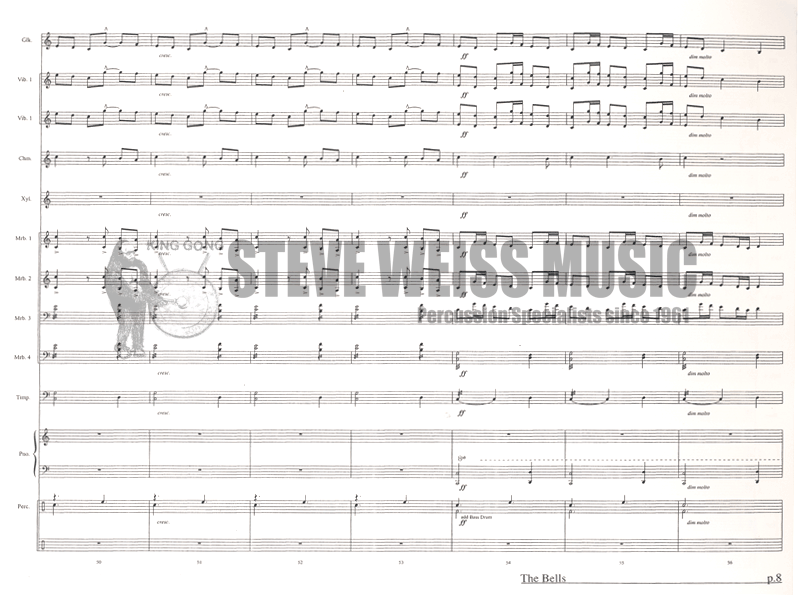 Byrd-Bells, The arr. Raush (SP)-B/2V/C/X/M/4T/P/opt. PN