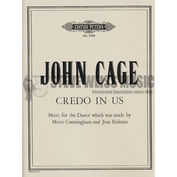 Cage-Credo in Us (P)