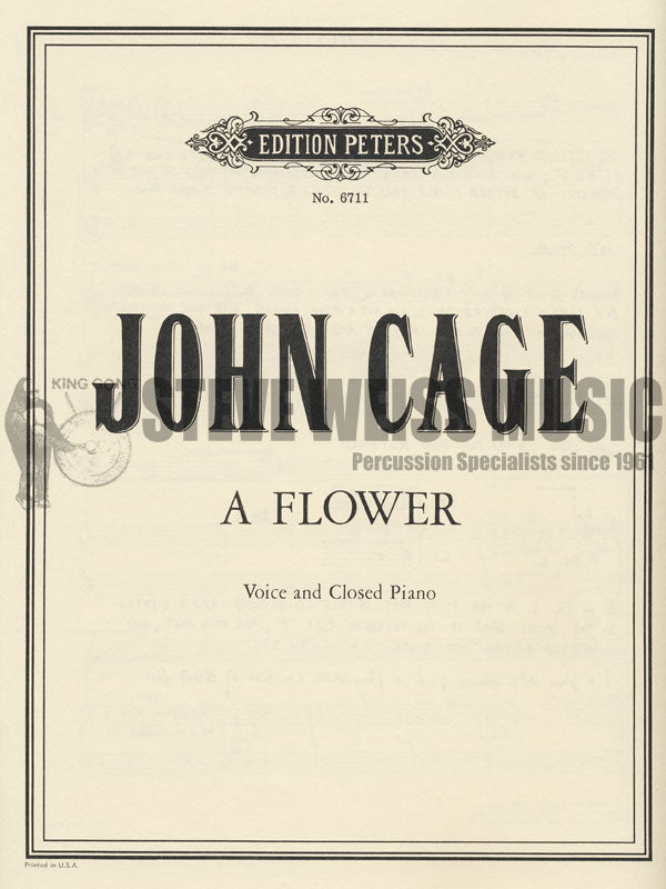 Cage-Flower, A (S-n2)