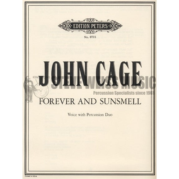 Cage-Forever and Sunsmell (3S)-P/VX OS