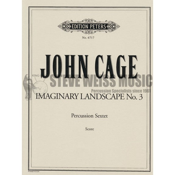 Cage-Imaginary Landscape #3 (P)