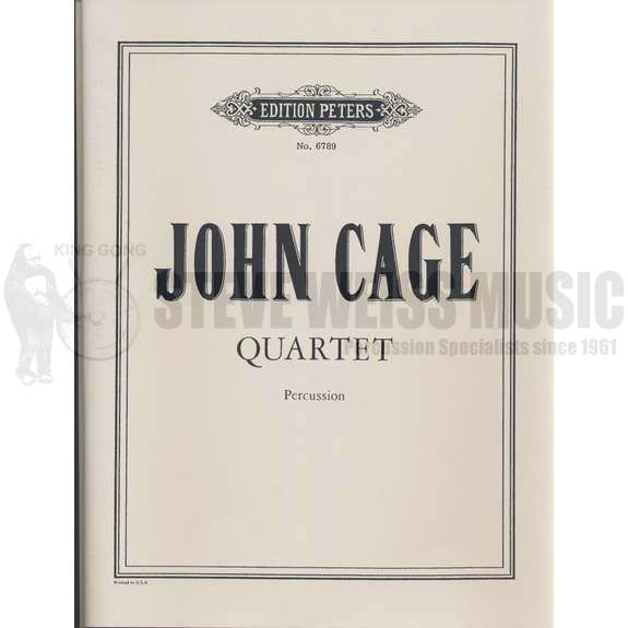 Cage-Quartet for Percussion(S-n4)