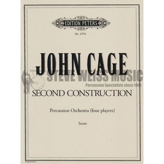 Cage-Second Construction (S)