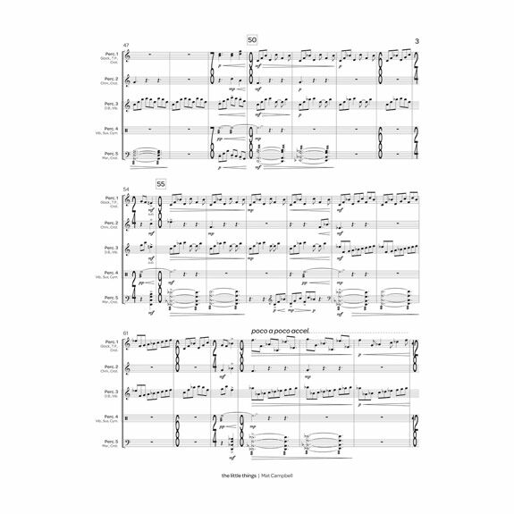 Campbell, M.-Little Things, the (SP)-B/V/C/Cro./M/Desk bells