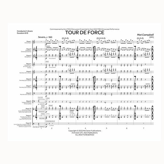 Campbell, M.-Tour de Force (SP)-B/2V/C/Cro./X/2-4M/4T/P