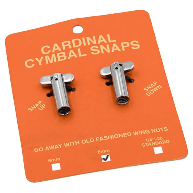Cardinal Cymbal Snaps 2 pack 8mm