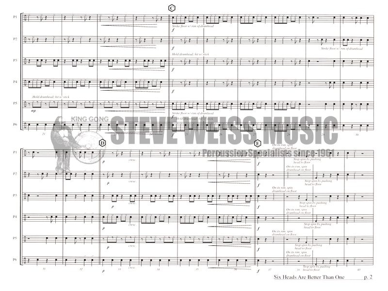 Cavaliere-Six Heads Are Better Than One (SP)-Drumheads