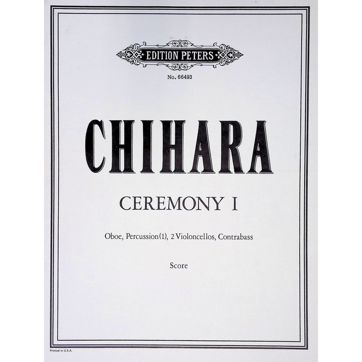 Ceremony I by Paul Chihara