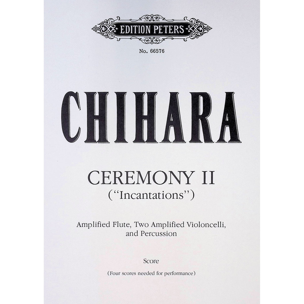 Ceremony II Incantations by Paul Chihara