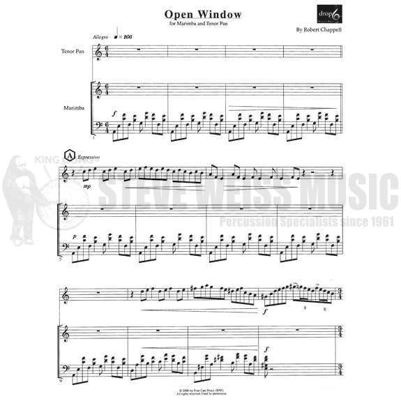 Chappell-Open Window (S-n2)-M/Tenor Pan
