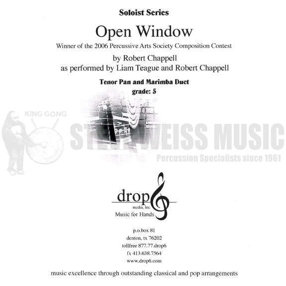 Chappell-Open Window (S-n2)-M/Tenor Pan