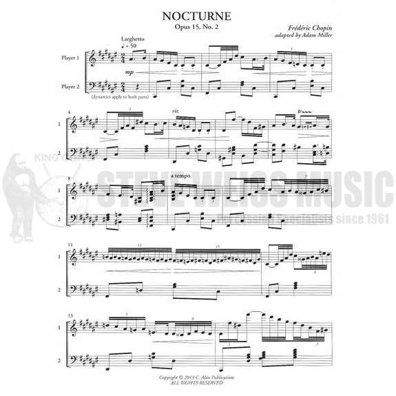 Chopin-Nocturnes for Two arr Miller-M