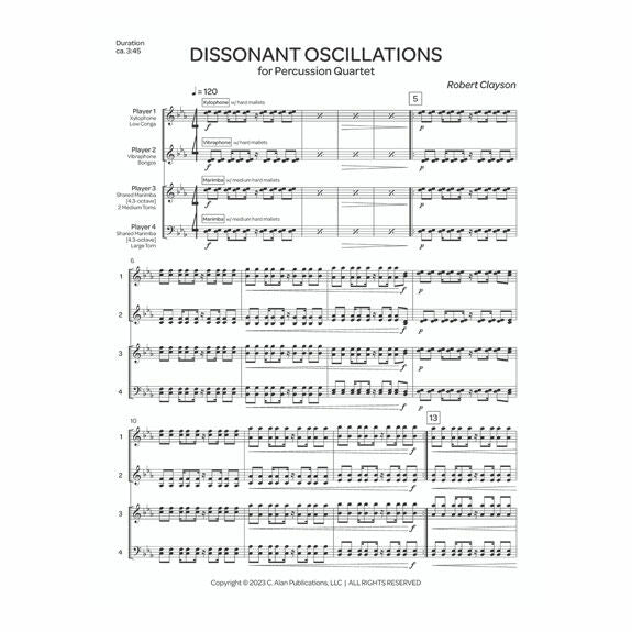 Clayson-Dissonant Oscillations (SP)-X/V/1-2M/P
