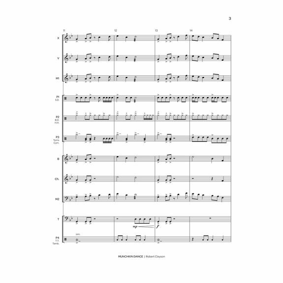 Clayson-Munchkin Dance (SP)-V/X/M/P/opt. B/opt. C/opt. M/opt. 4T