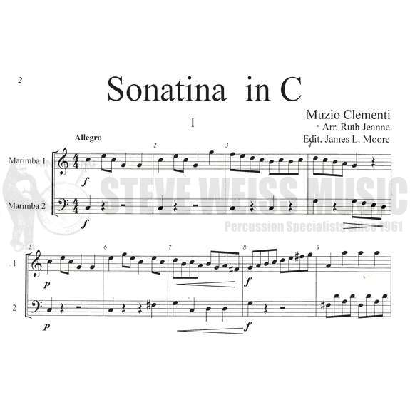 Clementi-Sonatina in C arr. Jeanne (2S)-1-2M
