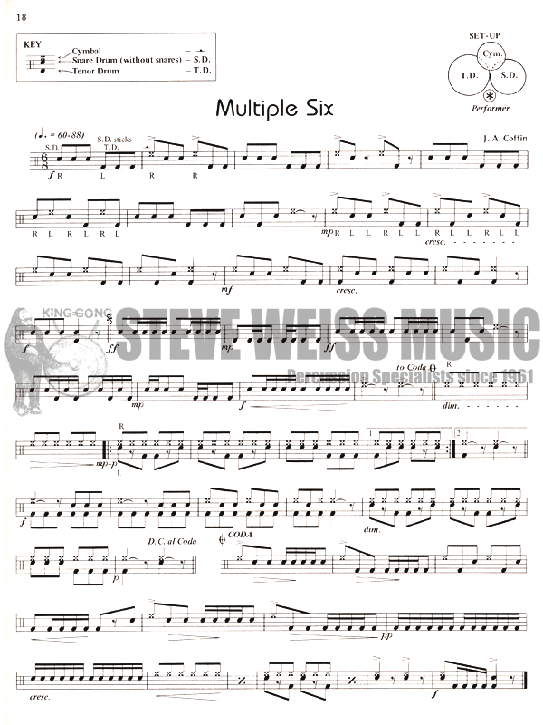 Coffin-The Performing Percussionist: Solo Album