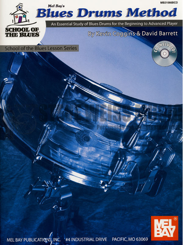 Coggins/Barrett-Blues Drums Method (bk/cd)