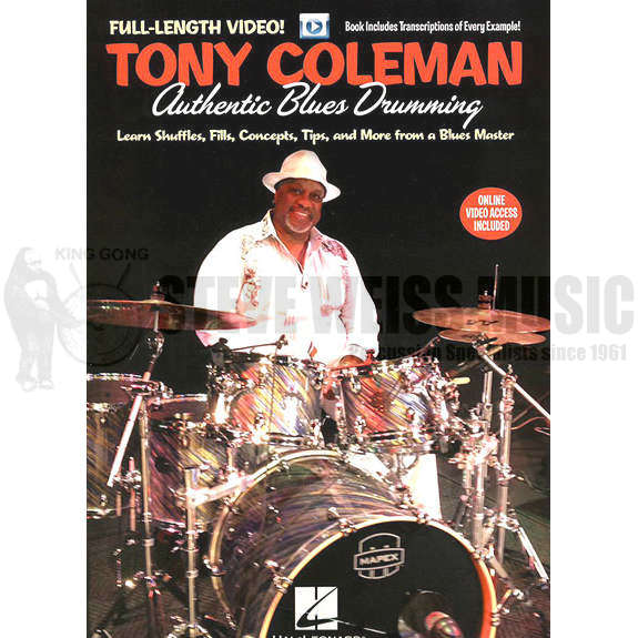 Coleman-Authentic Blues Drumming (Online Video Access Included)