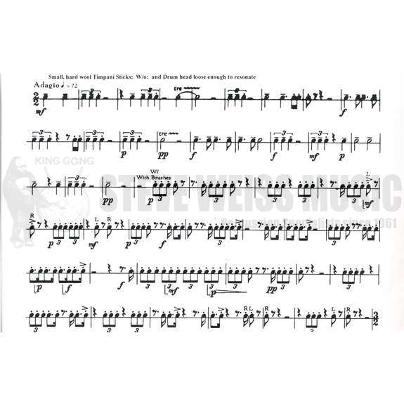 Colgrass-Six Unaccompanied Solos for Snare Drum