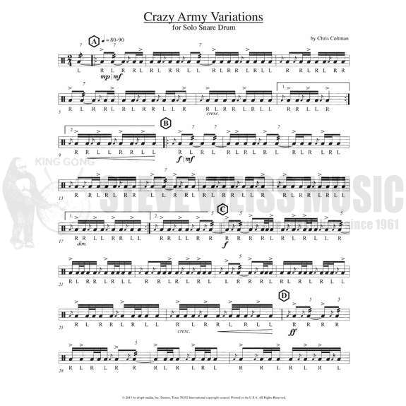 Coltman-Crazy Army Variations-SD