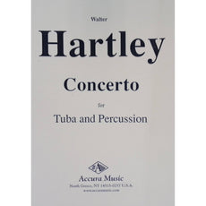 Concerto for Tuba and Percussion by Walter Hartley Score