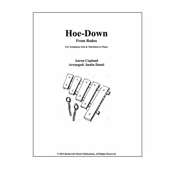 Copland-Hoe-Down from Rodeo arr. Doute (SP)-Solo X/4M or PN