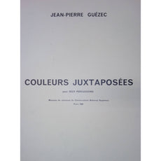 Couleurs Juxtaposees by Jean Pierre Guezec